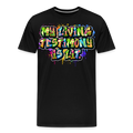 MY TESTIMONY IS LIT - black